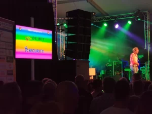 Noordzee Zomerfestival in Katwijk was De Wit beveiliging materiaalsponsor